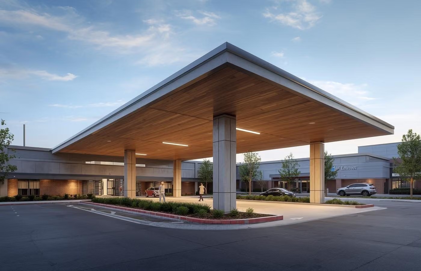 An indicative design concept of TEMCO Specialised General Hospital.